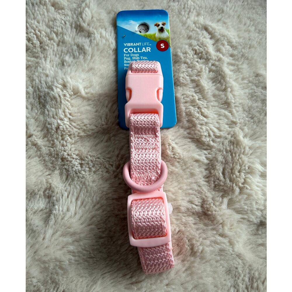 Vibrant Life Small Dog Collar Pink NWT